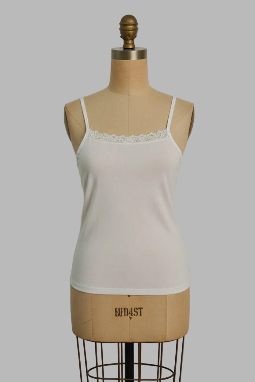 Weißes Trägertop von Queentex