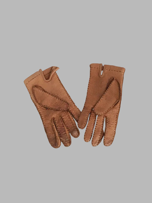 Guantes piel vintage