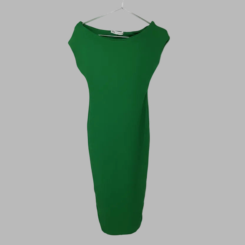 Robe verte de chez Zara