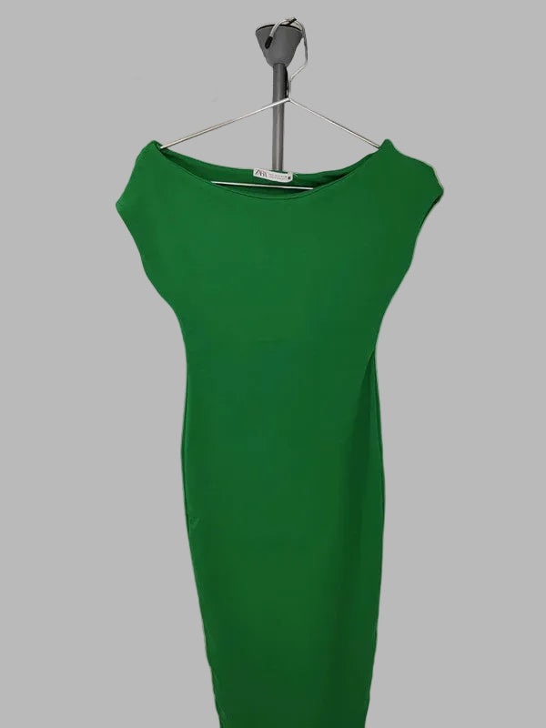 Robe verte de chez Zara