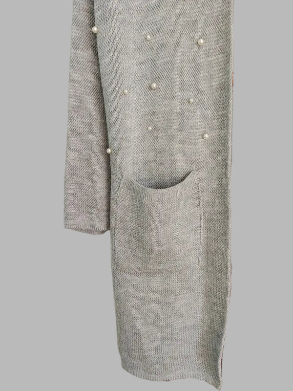 Long cardigan de fabrication italienne