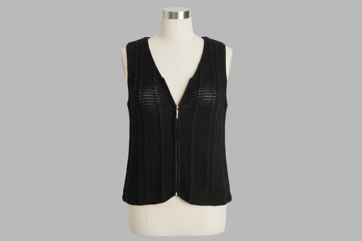 Gilet noir Mary Jane