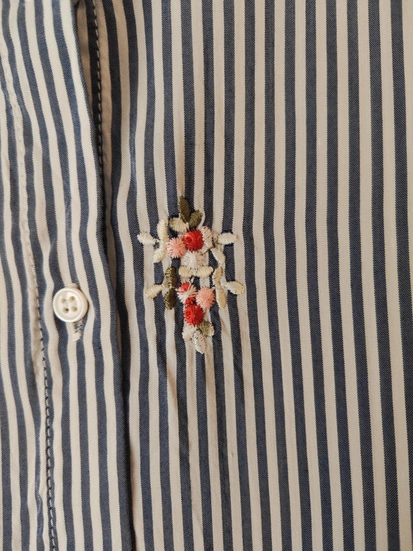Blusón a rayas de Zara