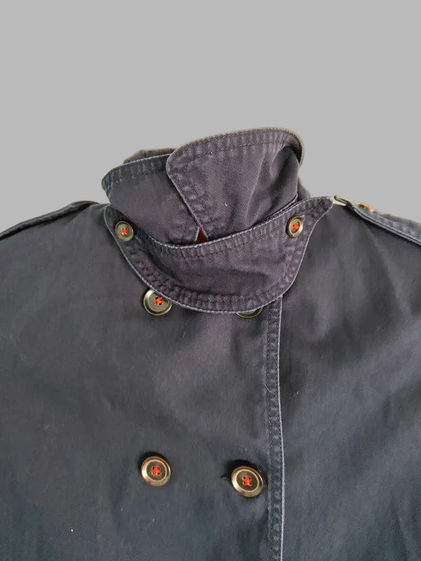 Marineblaue Jacke von Stradivarius