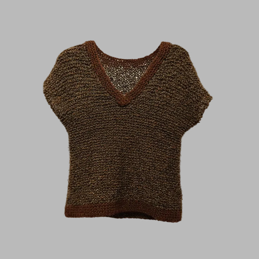 gilet tricoté vintage
