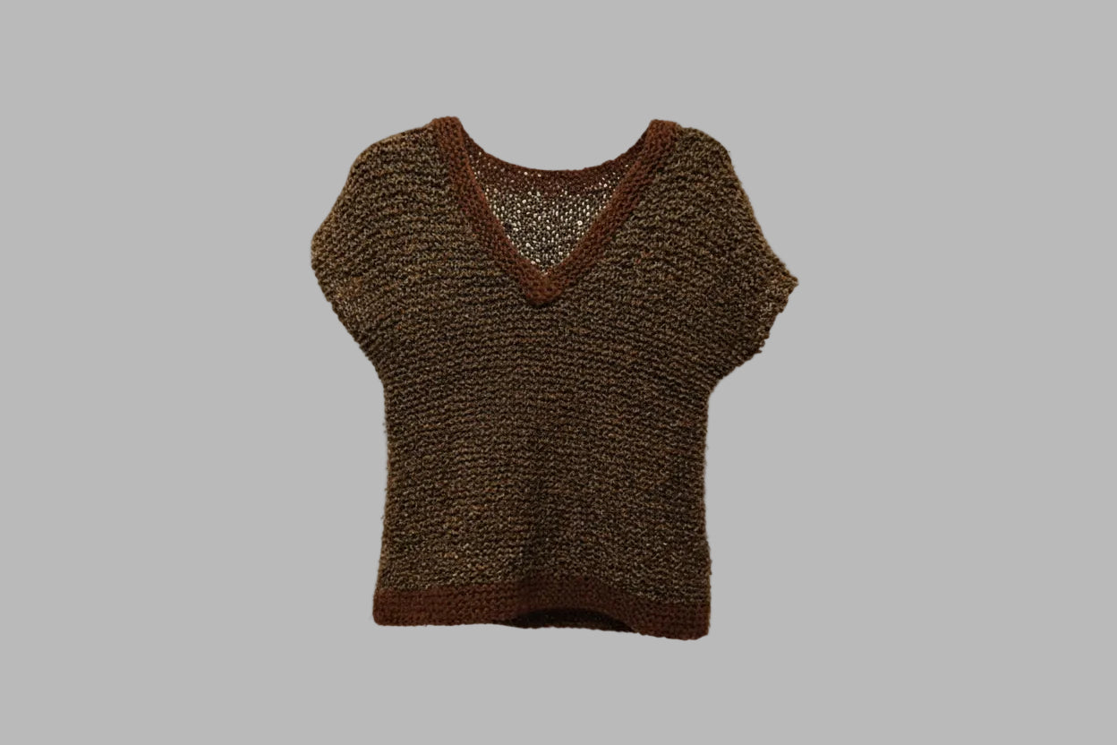 gilet tricoté vintage