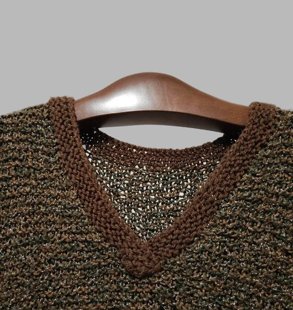 gilet tricoté vintage