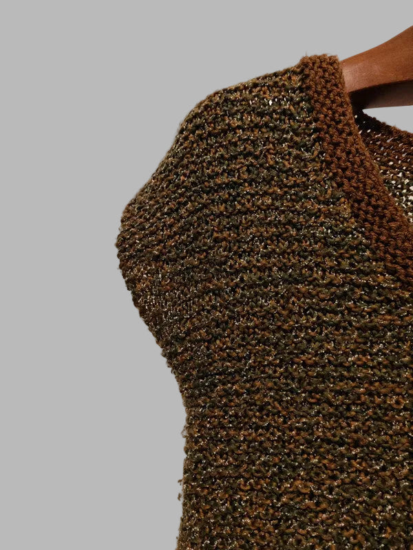 gilet tricoté vintage