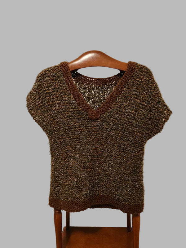 gilet tricoté vintage