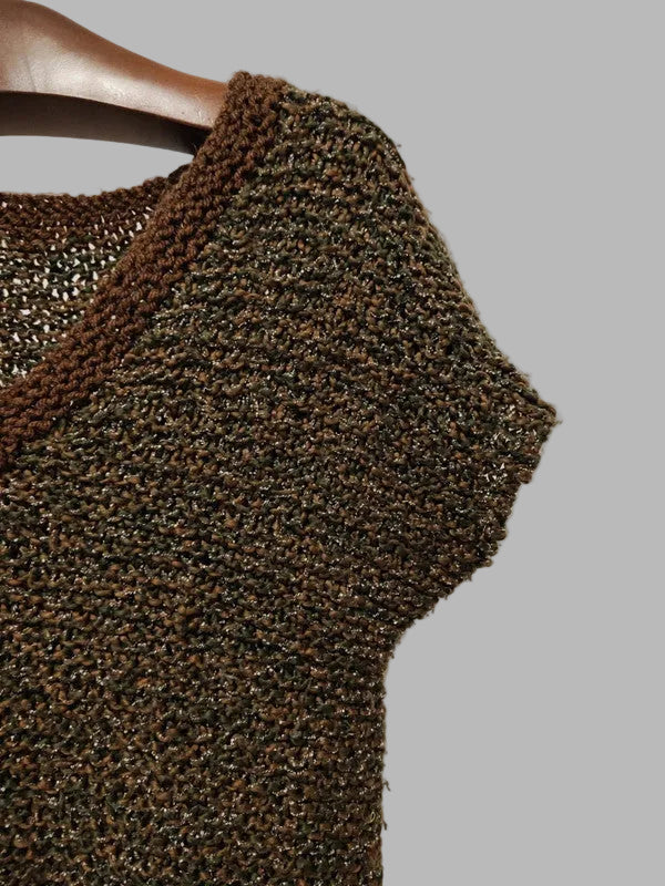 gilet tricoté vintage