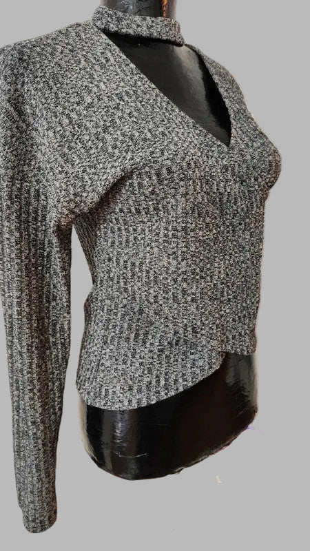 Jersey jaspeado de Shein