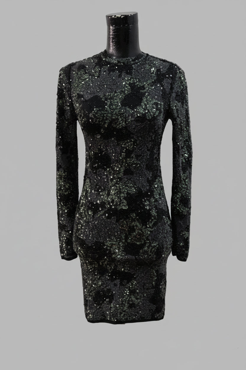Vestido lentejuelas de Zara