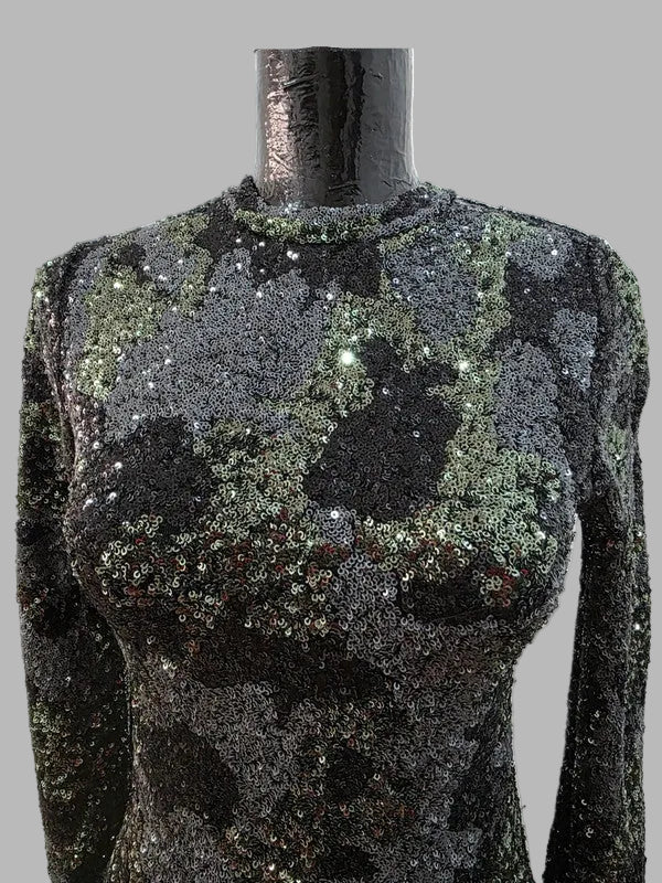 Vestido lentejuelas de Zara