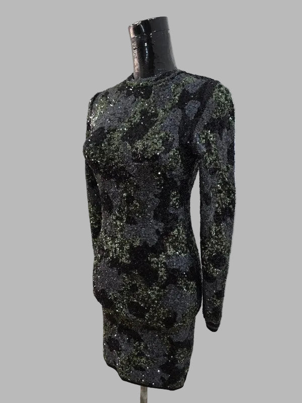 Vestido lentejuelas de Zara