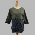 Chemisier vert olive de COS, taille S