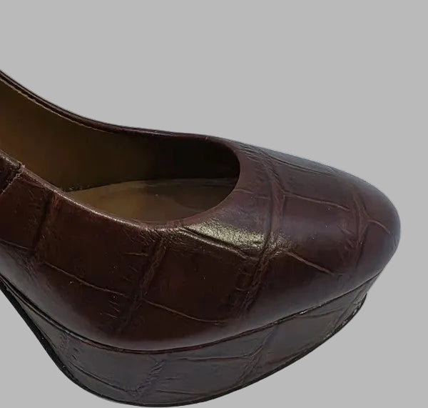 Zapatos plataforma tacón de Zara