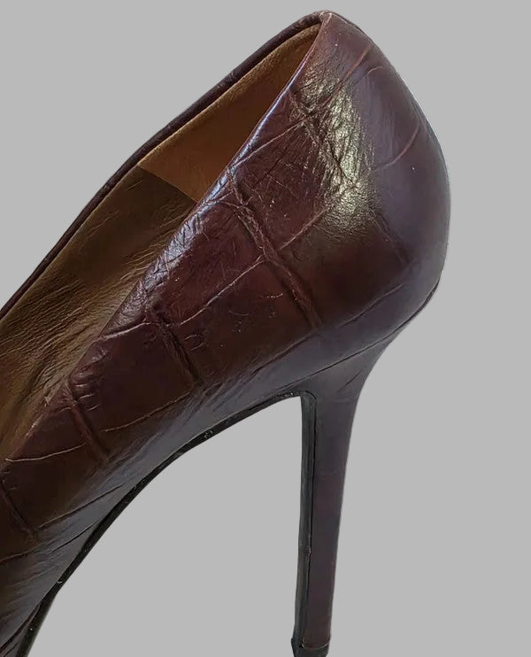 Zapatos plataforma tacón de Zara