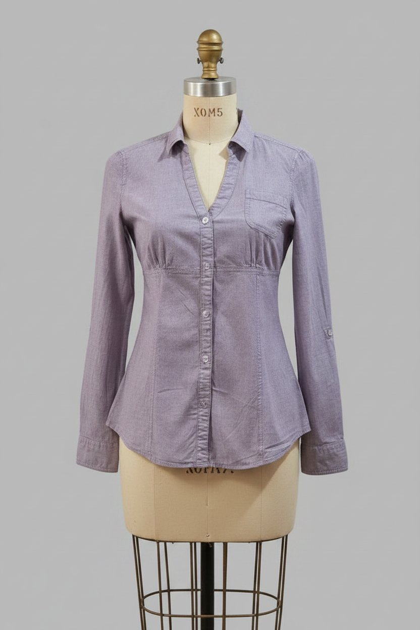 Blusa entallada Lila