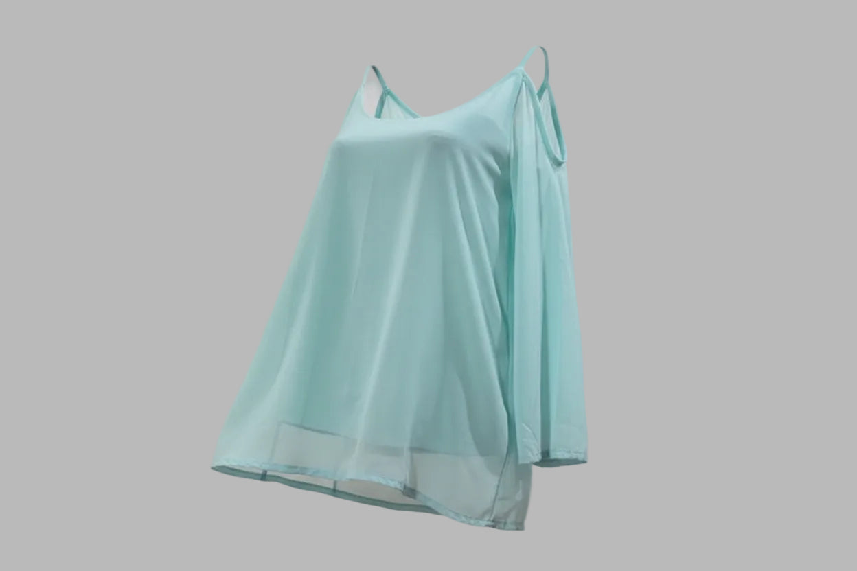 Türkisfarbene Bluse