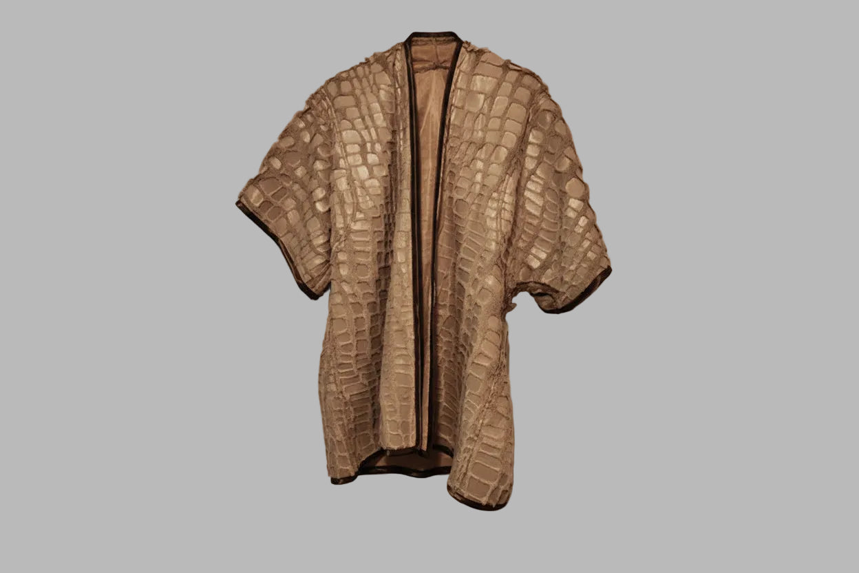 gilet en simili cuir