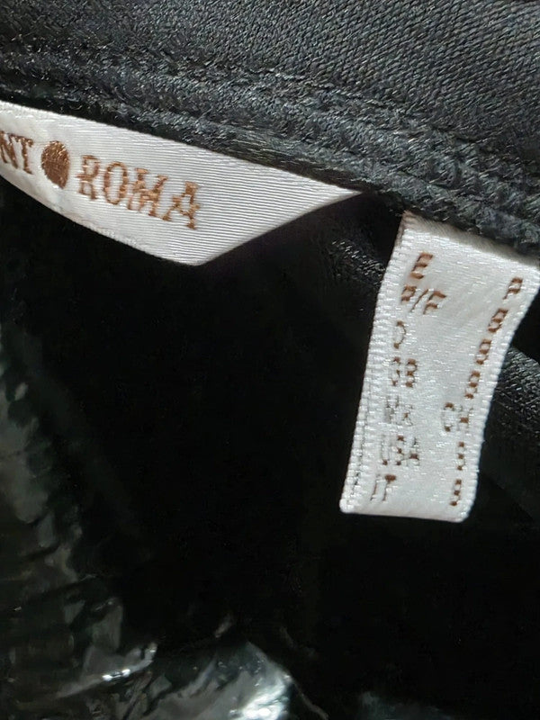 Veste bomber noire en maille Roma