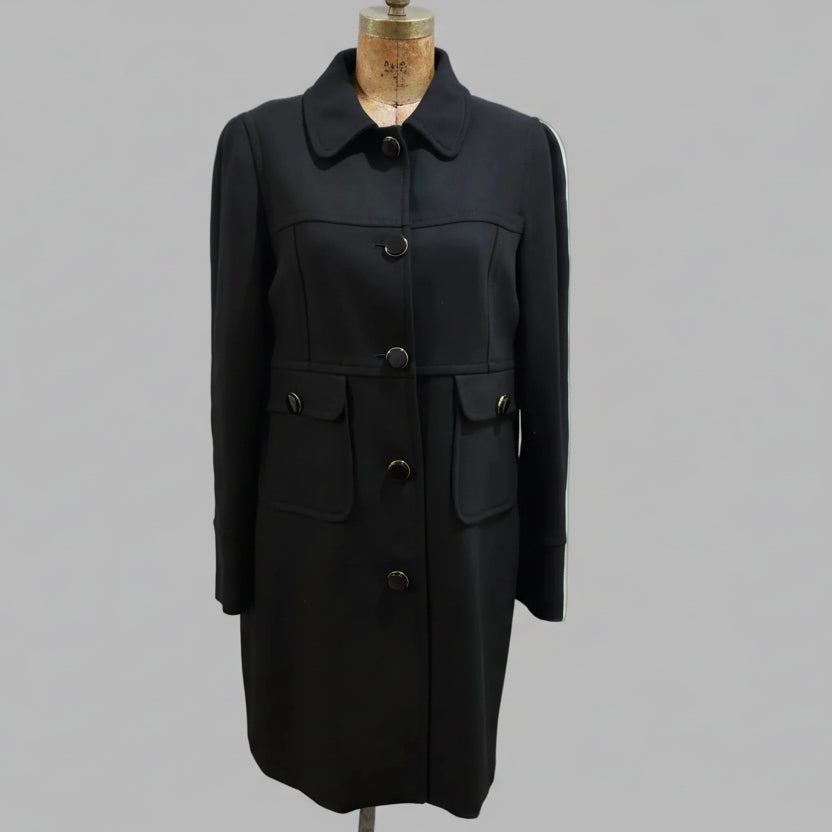 Abrigo 3/4 negro, Talla 44