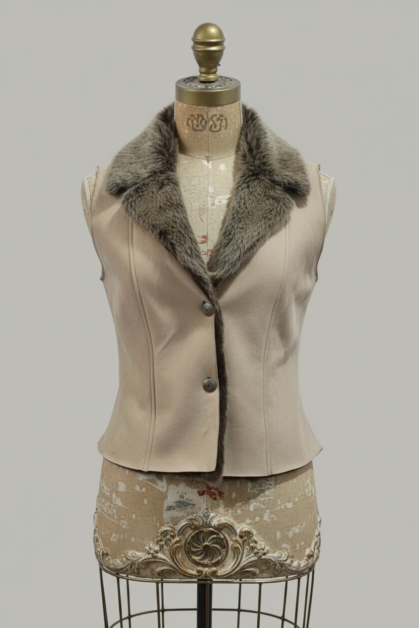 Chaleco Piel sintética de Deborah Murray, Talla L