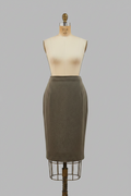 Falda midi de corte tubo, Talla 44