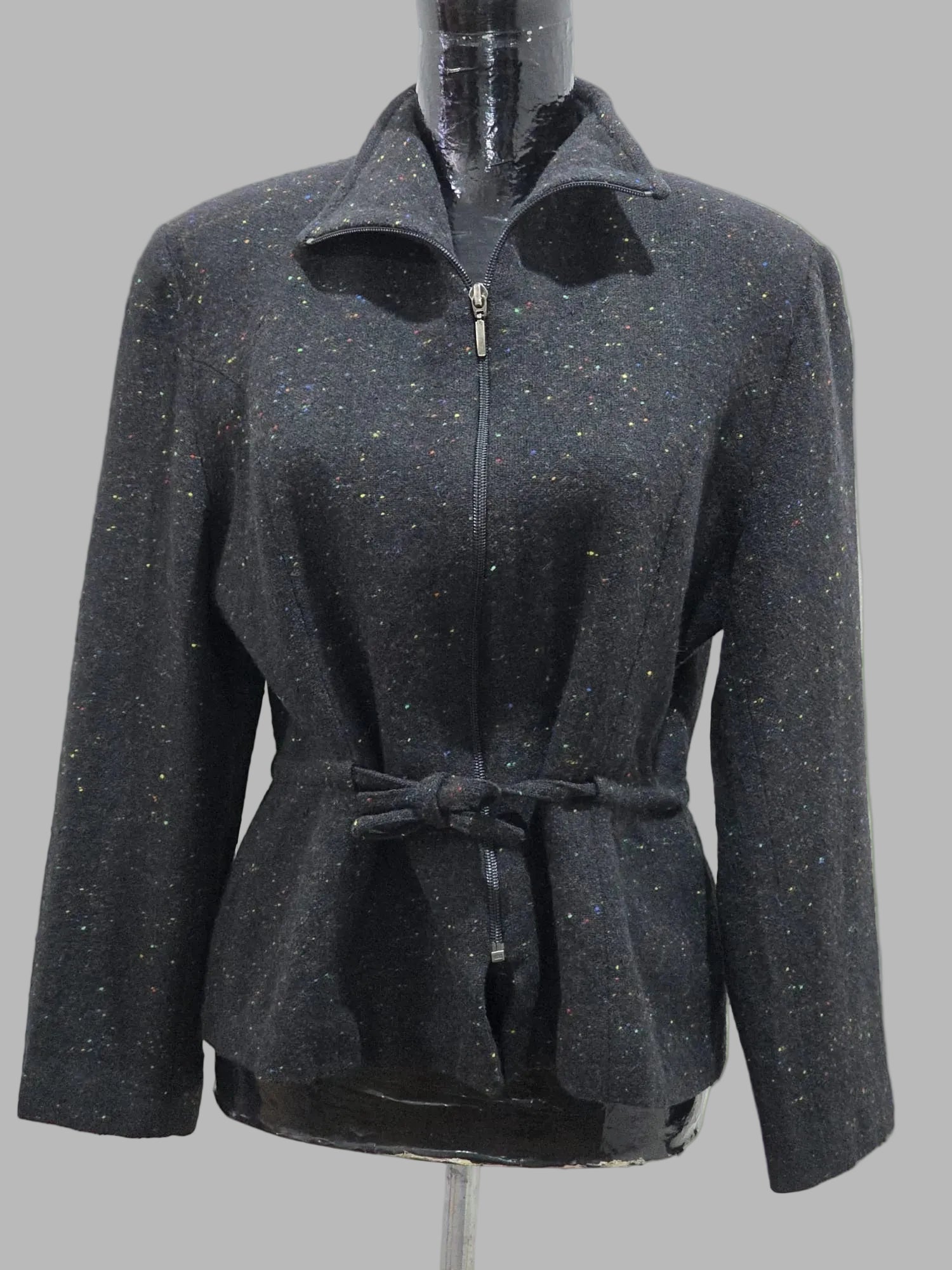 Melierte Jacke in verschiedenen Farben, Größe 46