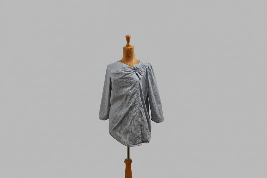 Blusa a rayas grises, Talla 44