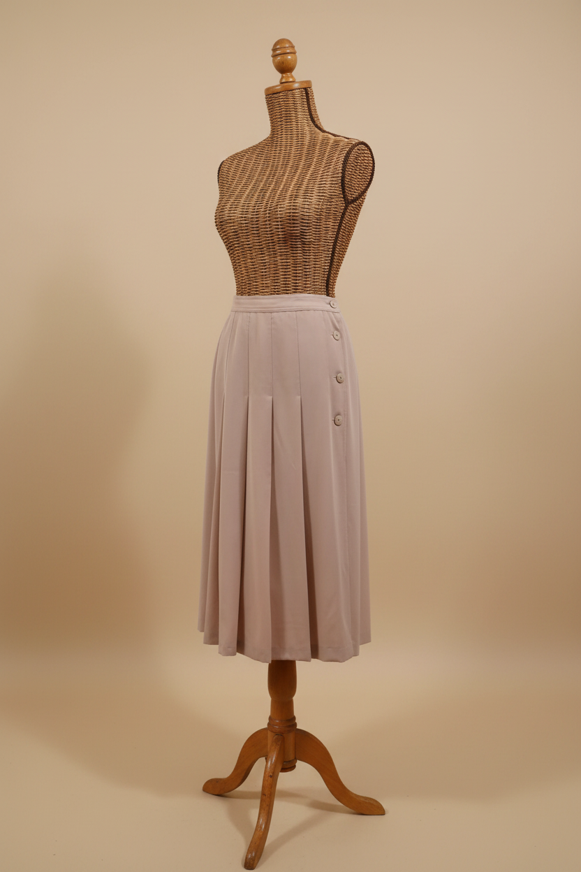 Jupe midi vintage/intemporelle, taille M