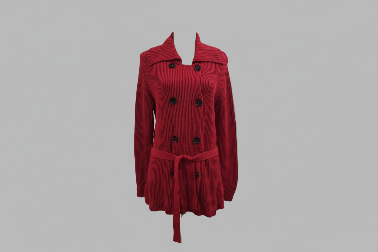 Gilet long en laine, taille XL