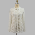 Blusa vintage de encaje, Talla 38