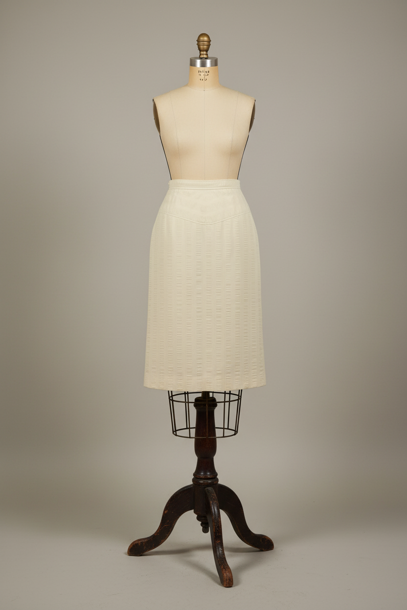 Jupe midi vintage, taille 38