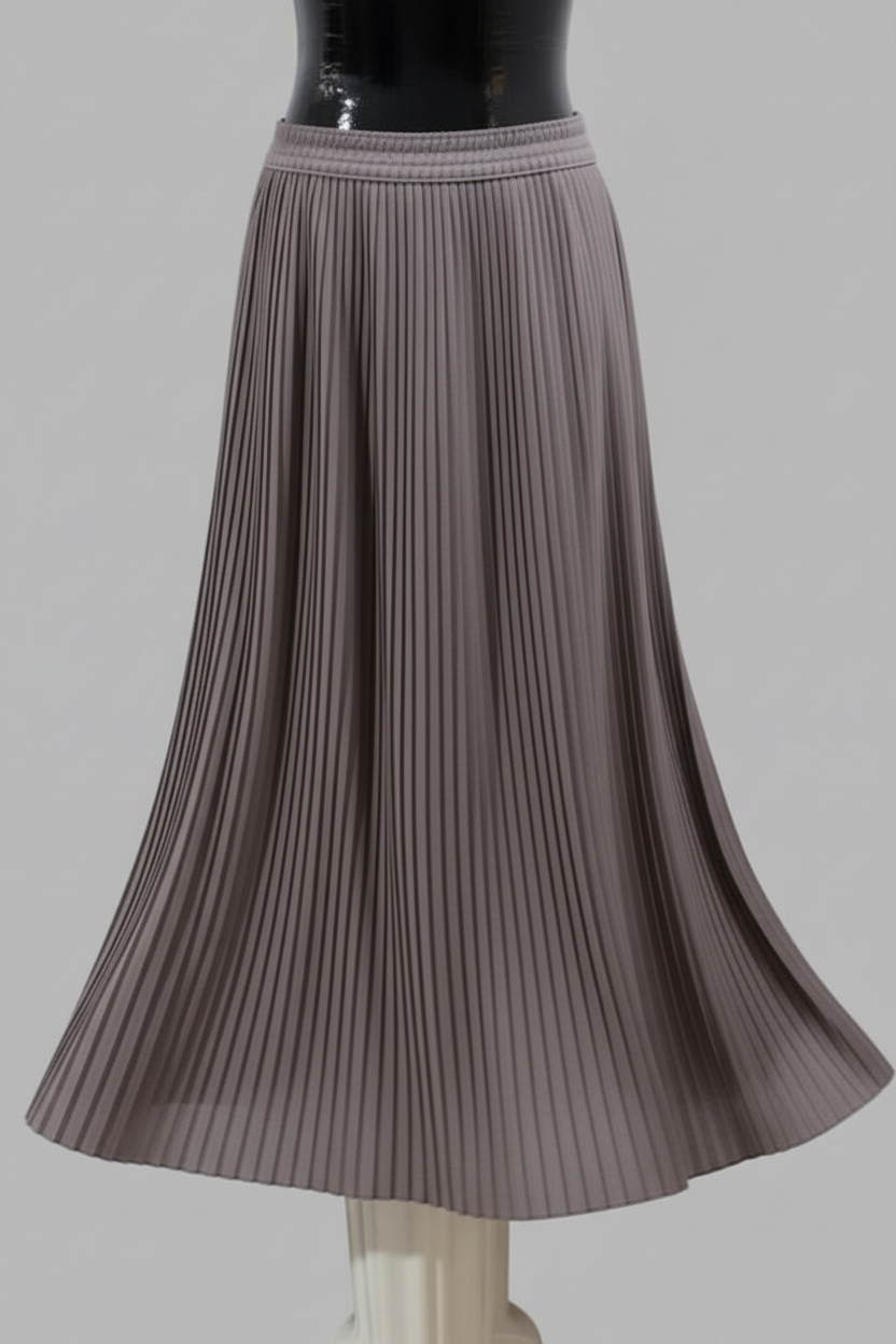 Jupe midi plissée, taille 36/38