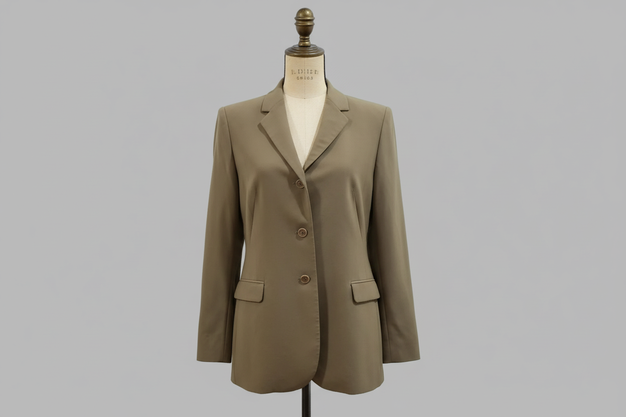 Brauner/kamelfarbener Blazer, Größe 44