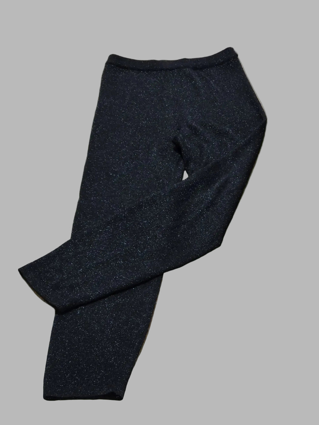 Schwarze Leinenhose, Größe M