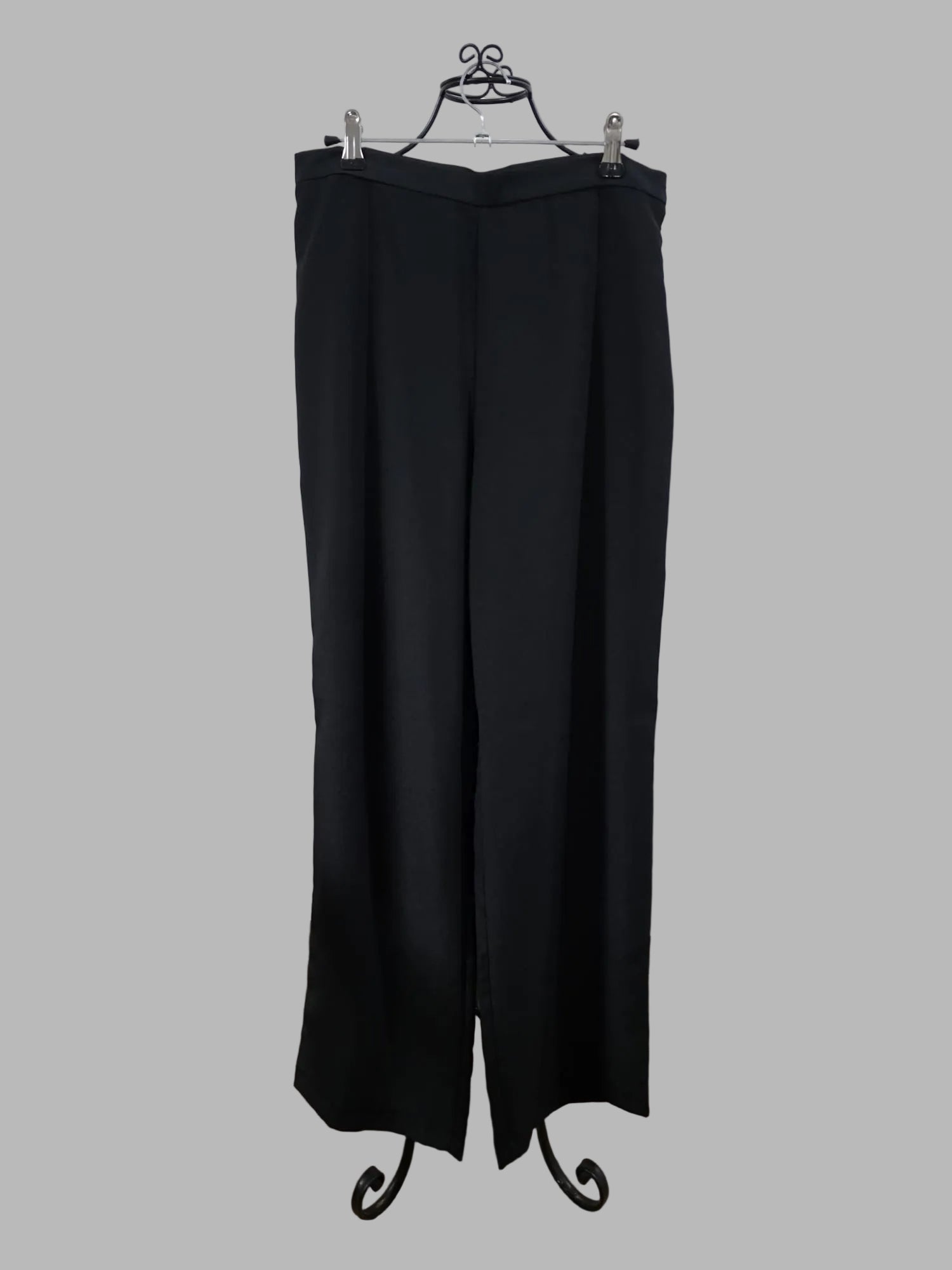 Schwarze Palazzo-Hose, Größe M