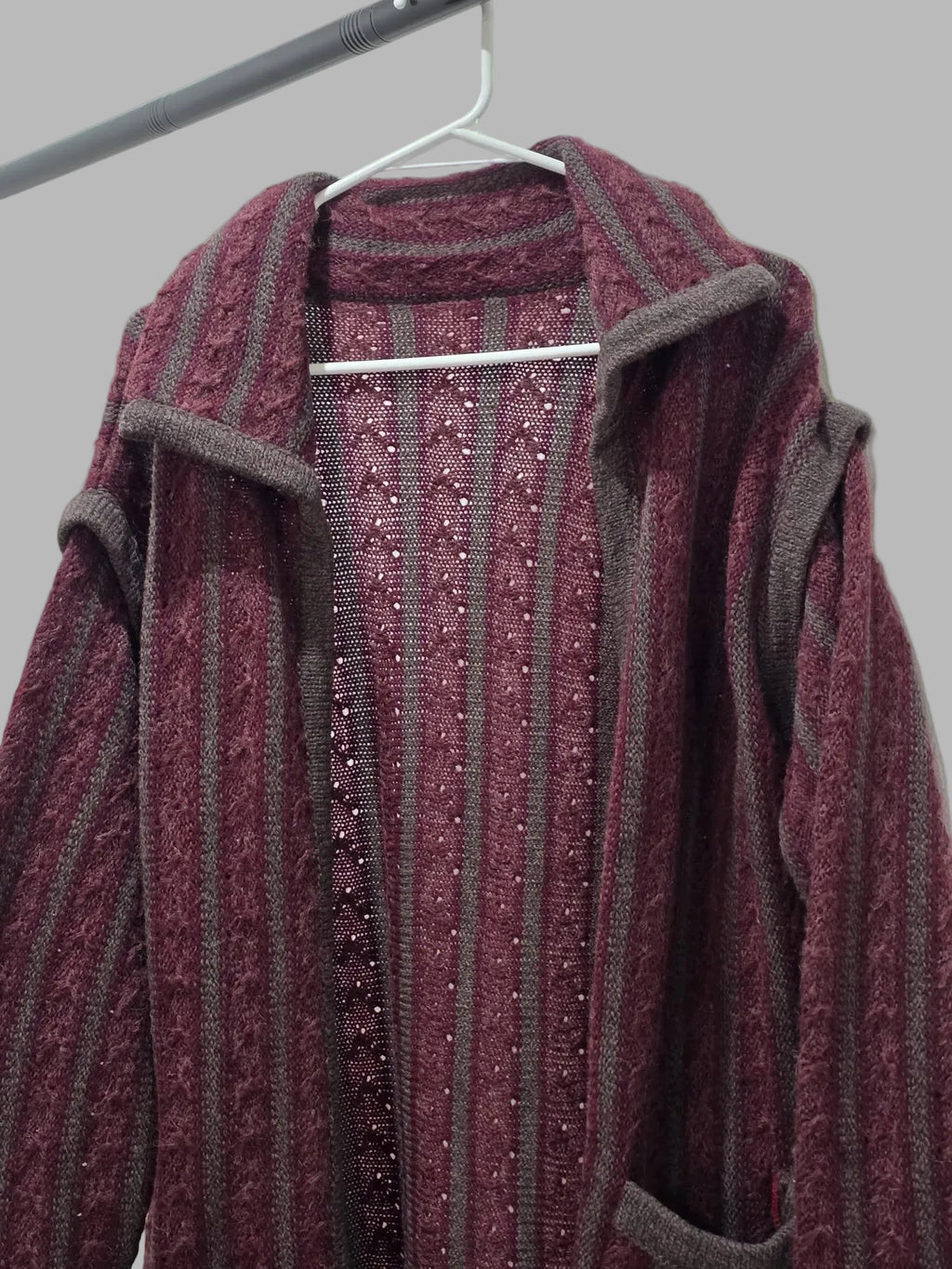 Cárdigan vintage largo, Talla 44