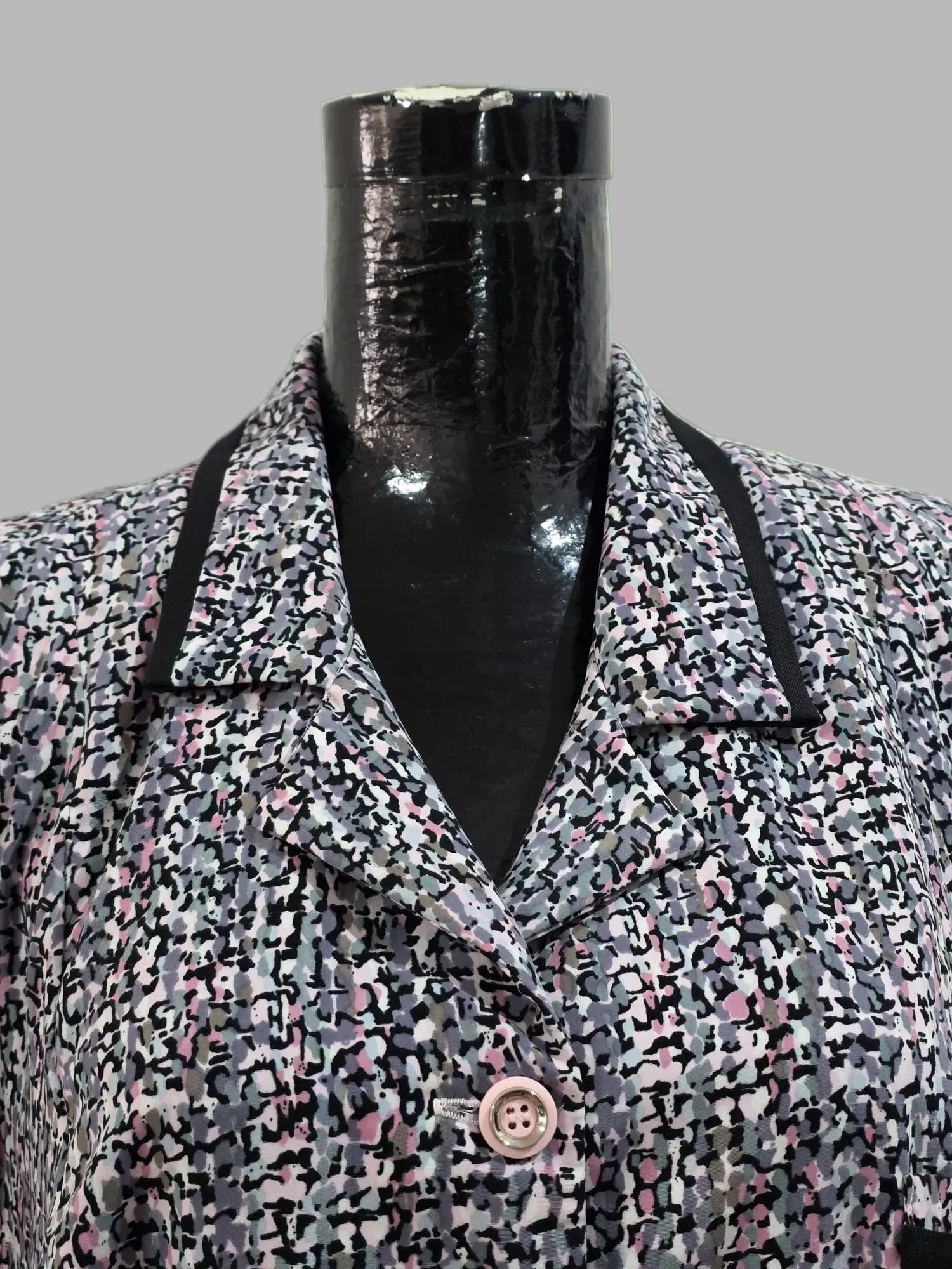 Robe-chemise vintage des années 70/80, taille 50