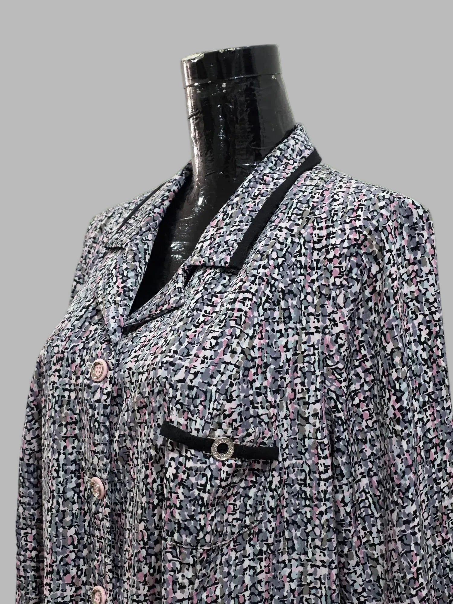 Robe-chemise vintage des années 70/80, taille 50