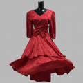 Vestido vintage rojo, Talla L