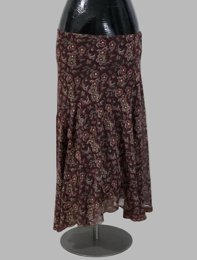 Vintage-Midirock, Größe XL