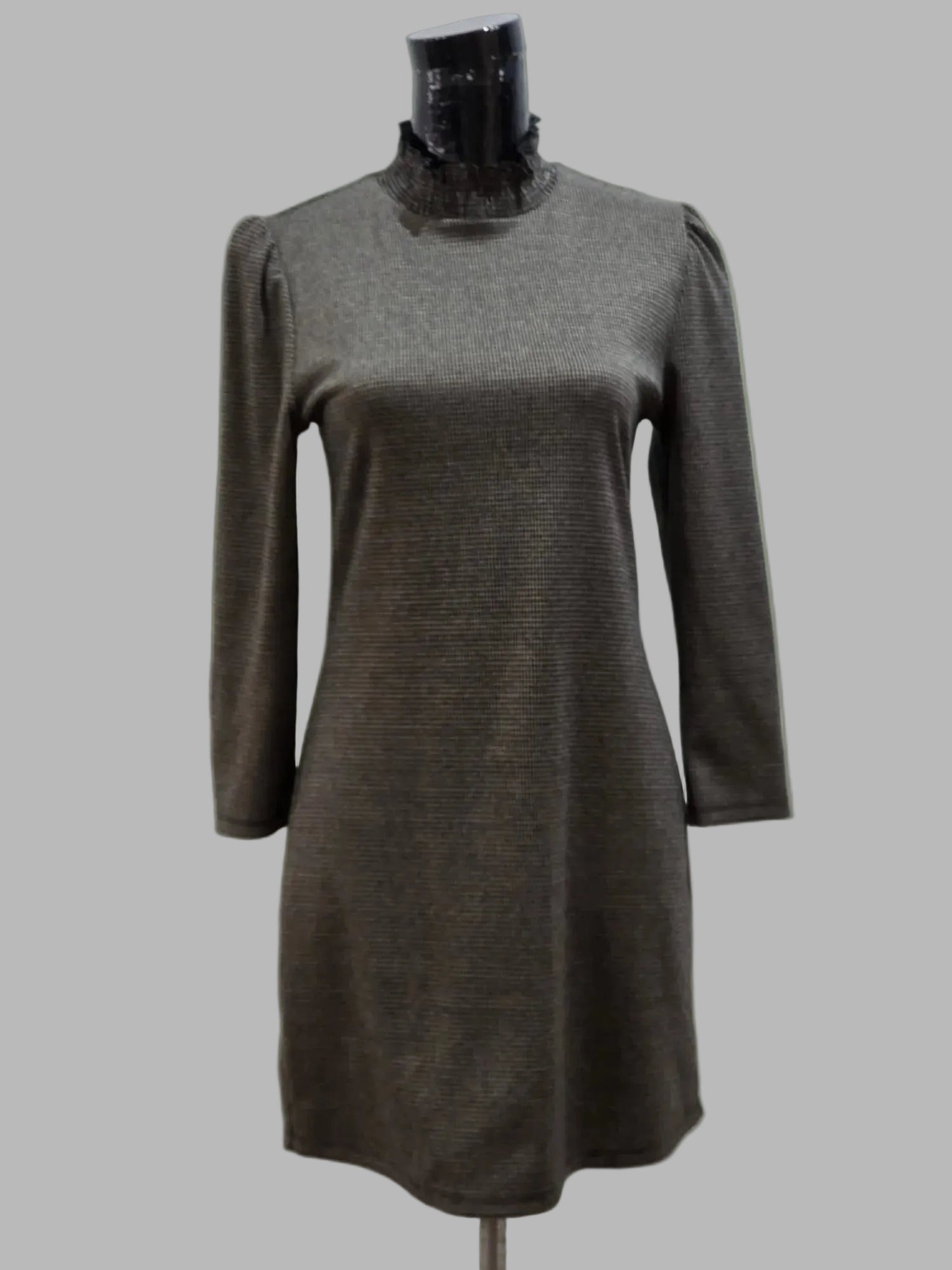 Robe à motif pied-de-poule, taille M