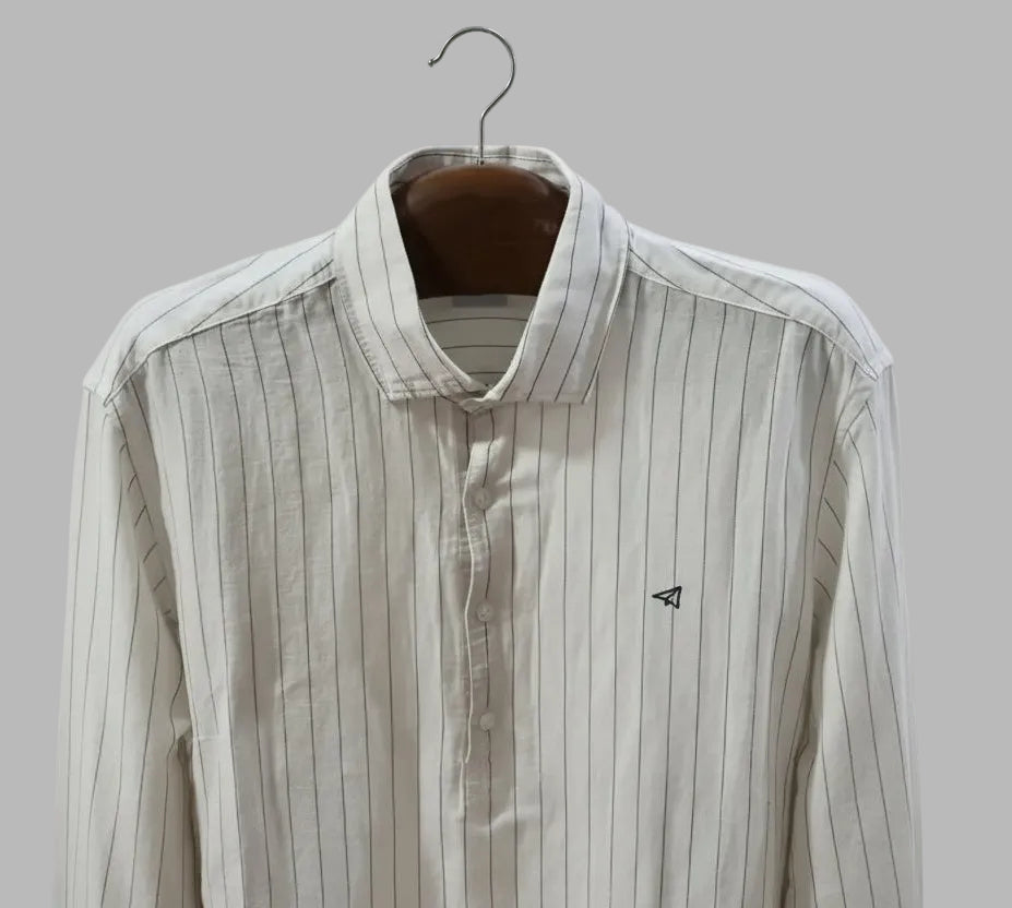 Chemise en lin pour homme OOTO, taille XL