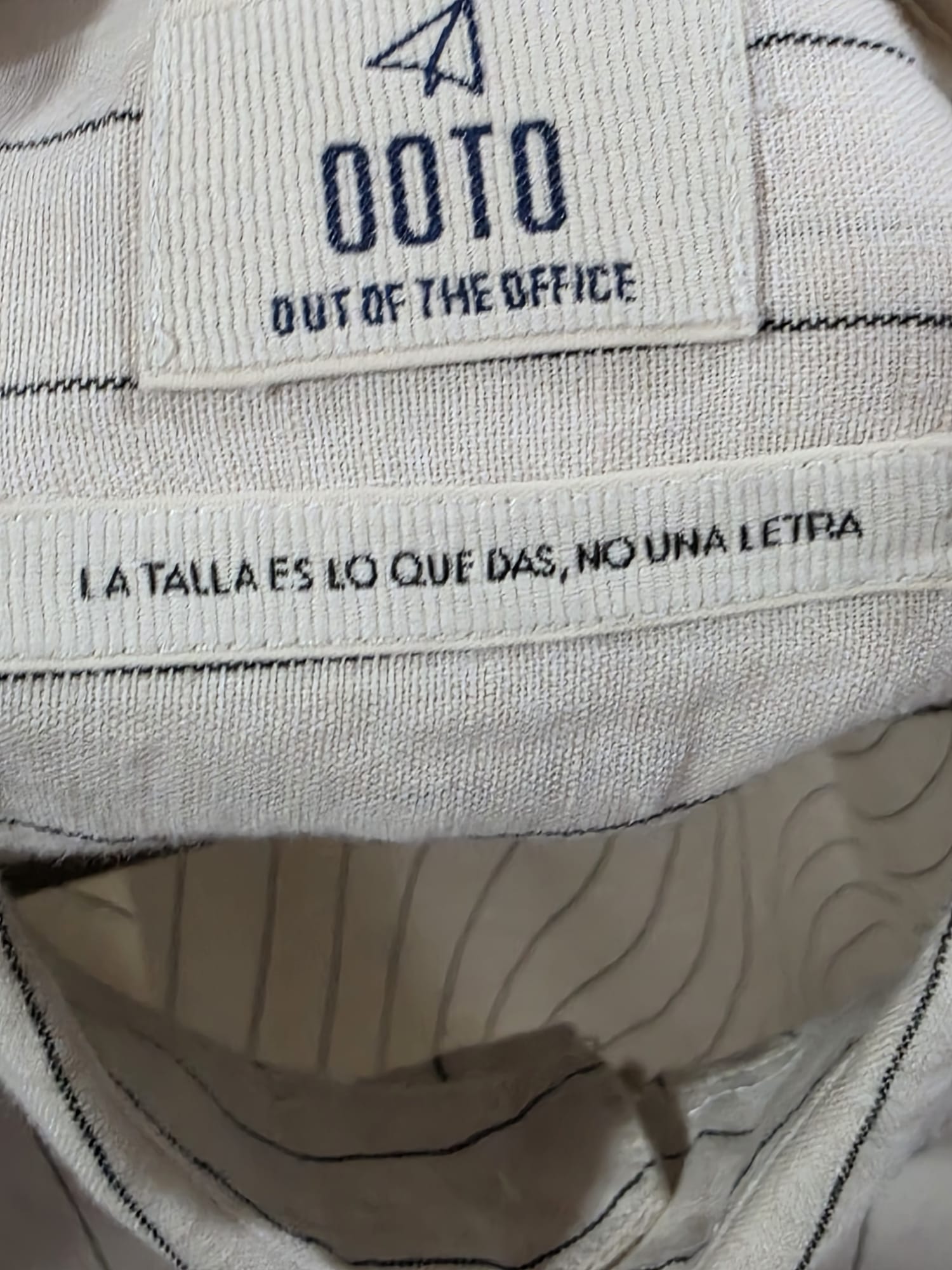 OOTO Herren-Leinenhemd, Größe XL