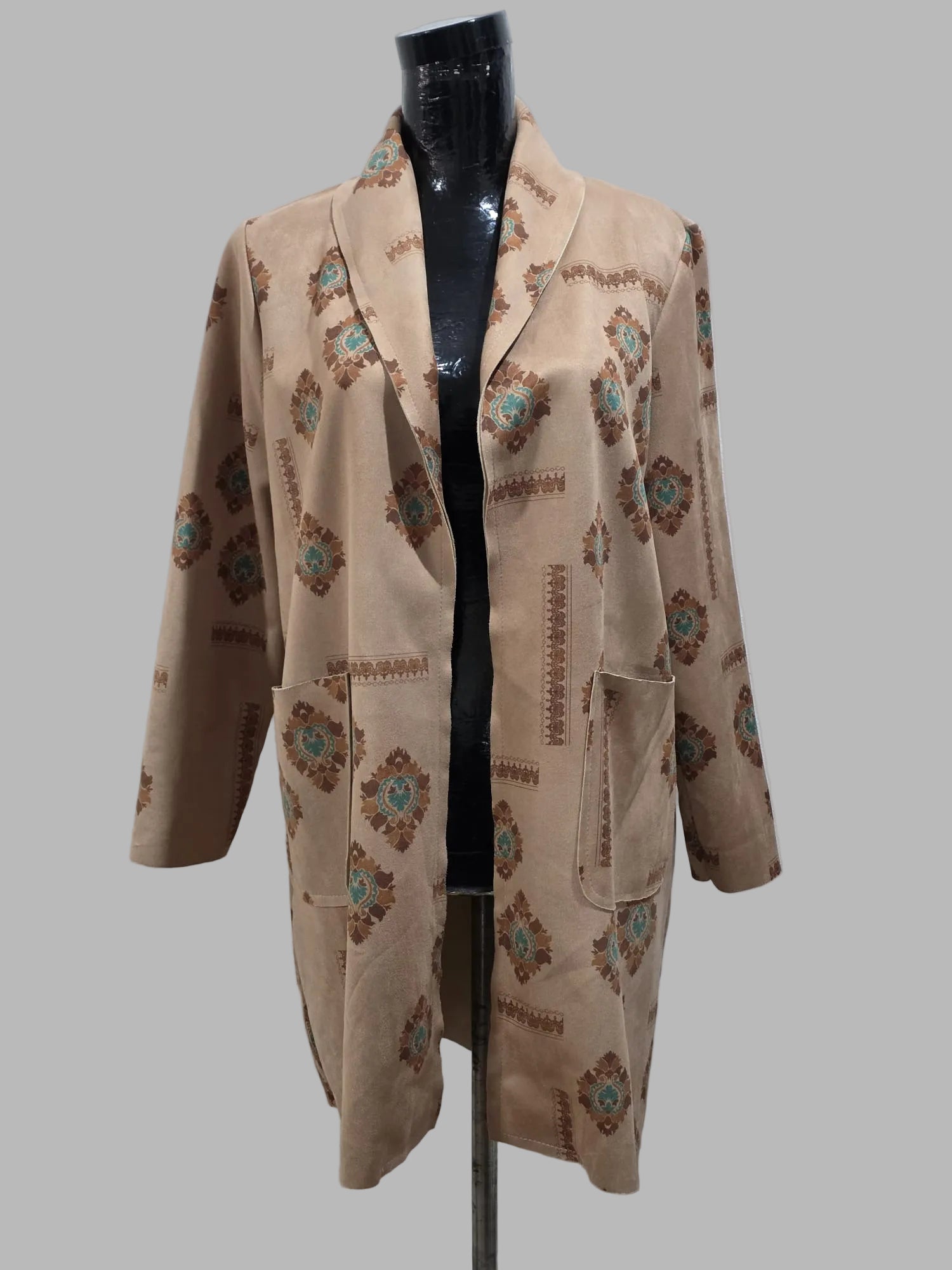 Offene Jacke, lässiger Schnitt, Einheitsgröße