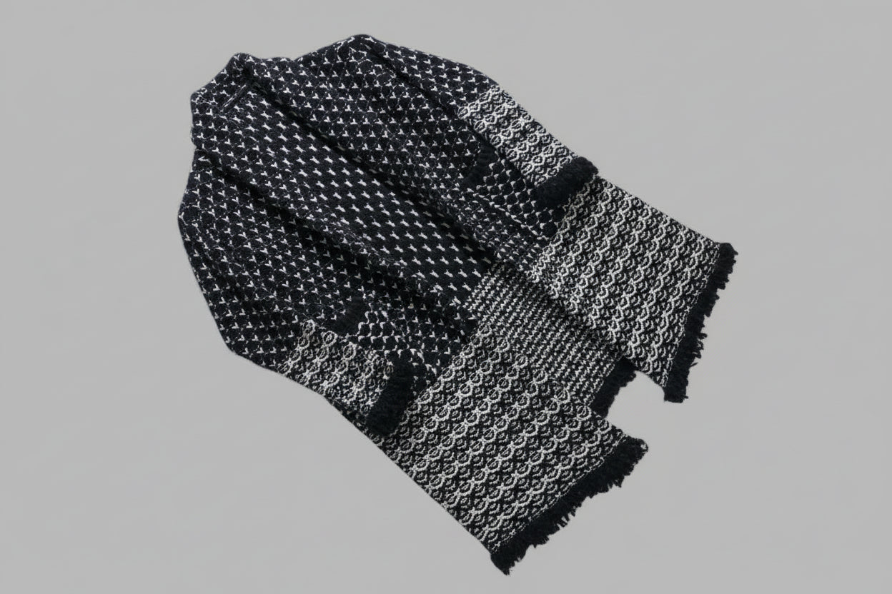 Gilet long en maille Zara