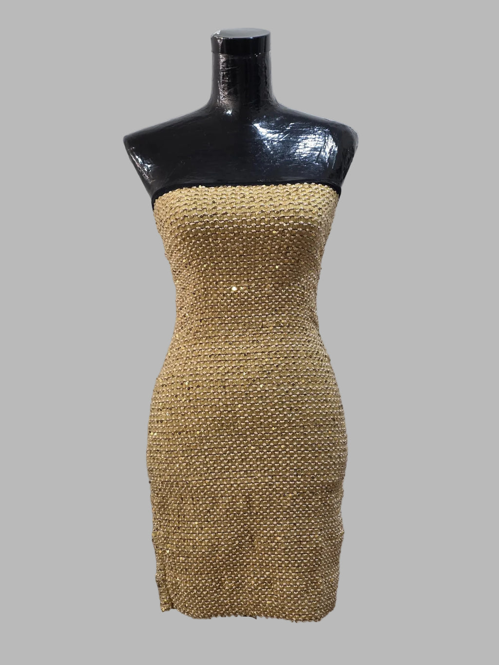 Paillettenkleid in Gold