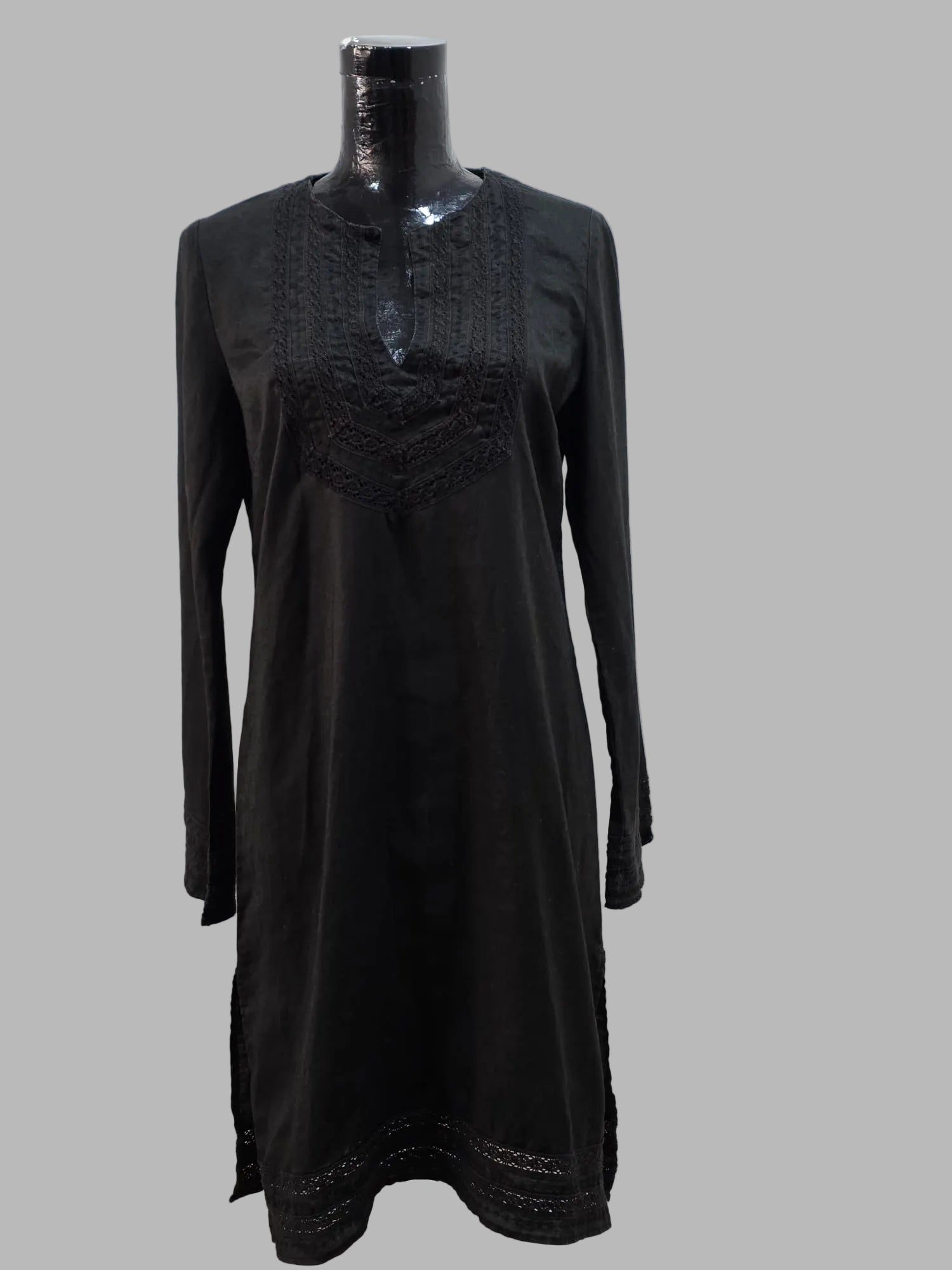 Robe tunique noire Zara
